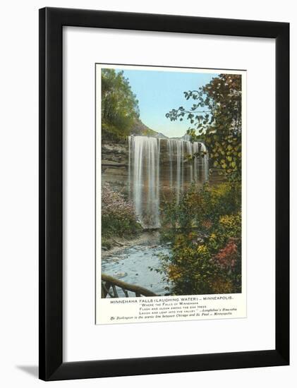 Minnehaha Falls, Minneapolis, Minnesota-null-Framed Art Print