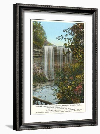 Minnehaha Falls, Minneapolis, Minnesota-null-Framed Art Print