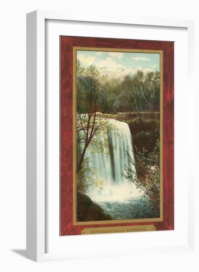 Minnehaha Falls, Minneapolis, Minnesota-null-Framed Art Print