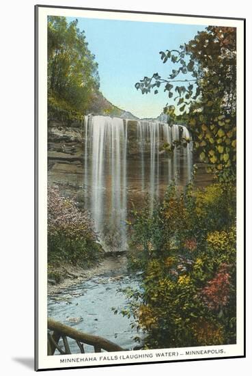 Minnehaha Falls, Minneapolis-null-Mounted Art Print