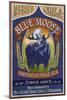 Minnesota - Blue Moose Pale Ale-Lantern Press-Mounted Art Print
