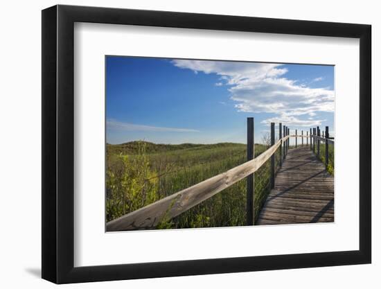 Minnesota, Duluth, Park Point, Boardwalk over Dunes-Peter Hawkins-Framed Photographic Print