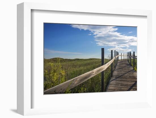 Minnesota, Duluth, Park Point, Boardwalk over Dunes-Peter Hawkins-Framed Photographic Print