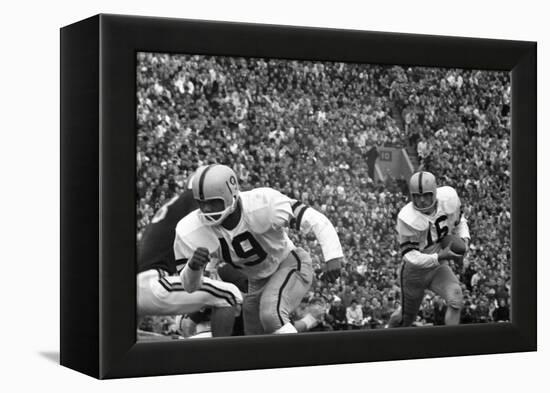 Minnesota- Iowa Game and Football Weekend, Minneapolis, Minnesota, November 1960-Francis Miller-Framed Premier Image Canvas