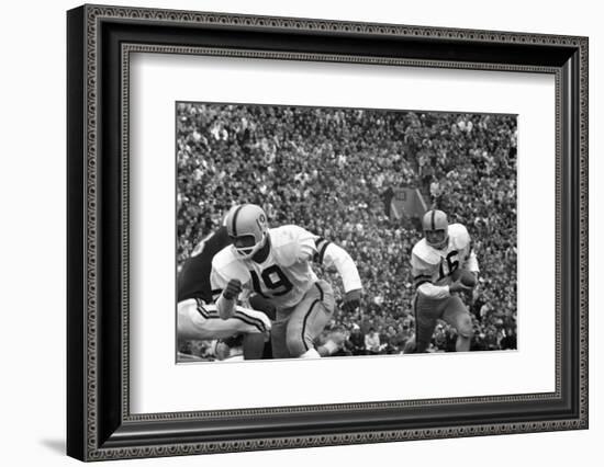 Minnesota- Iowa Game and Football Weekend, Minneapolis, Minnesota, November 1960-Francis Miller-Framed Photographic Print