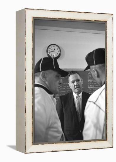 Minnesota- Iowa Game and Football Weekend, Minneapolis, Minnesota, November 1960-Francis Miller-Framed Premier Image Canvas