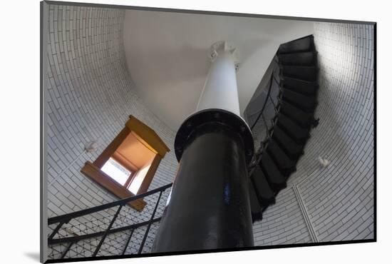 Minnesota, Lake Superior North Shore. Split Rock Lighthouse stairway-Jamie & Judy Wild-Mounted Photographic Print