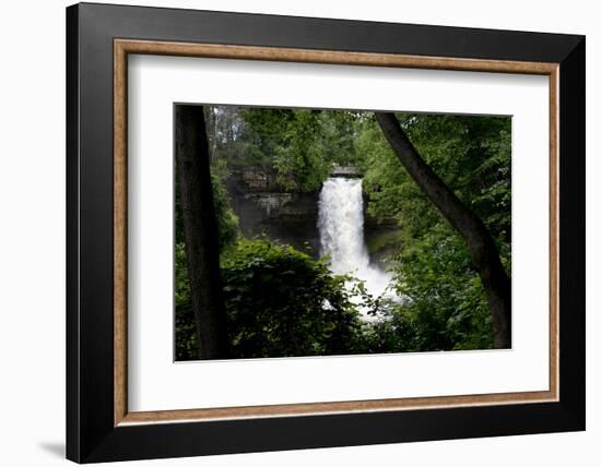 Minnesota, Minneapolis, Minnehaha Falls Park During Flood of the Creek-Bernard Friel-Framed Photographic Print