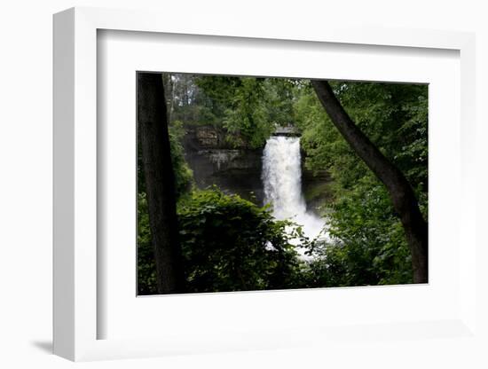 Minnesota, Minneapolis, Minnehaha Falls Park During Flood of the Creek-Bernard Friel-Framed Photographic Print