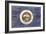 Minnesota State Flag - Barnwood Painting-Lantern Press-Framed Art Print