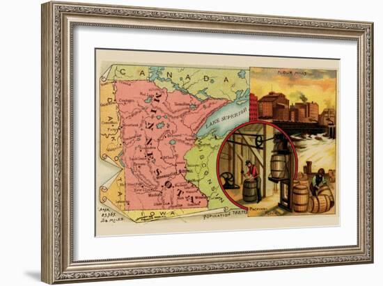 Minnesota-Arbuckle Brothers-Framed Art Print