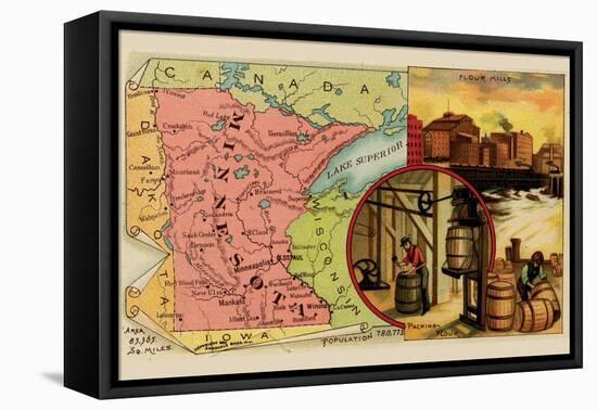 Minnesota-Arbuckle Brothers-Framed Stretched Canvas