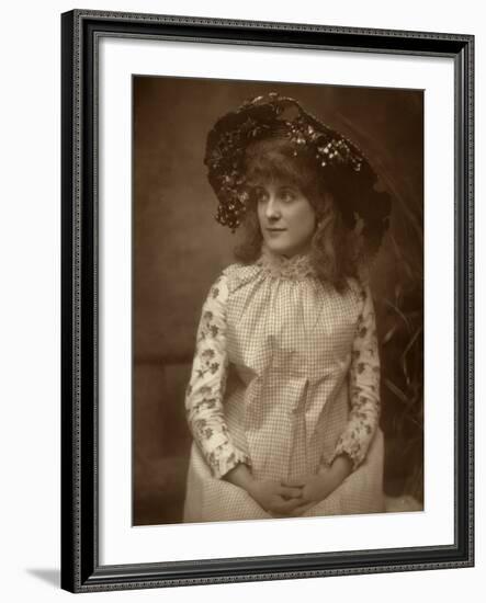 Minnie Palmer, American Actress, 1884-Samuel A Walker-Framed Photographic Print