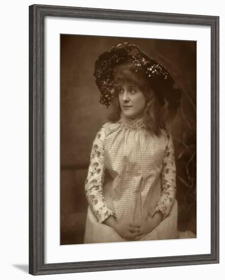 Minnie Palmer, American Actress, 1884-Samuel A Walker-Framed Photographic Print