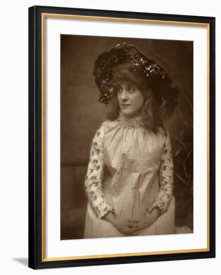 Minnie Palmer, American Actress, 1884-Samuel A Walker-Framed Photographic Print