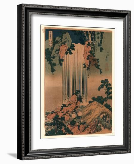 Mino No Kuni Yoronotaki-Katsushika Hokusai-Framed Giclee Print