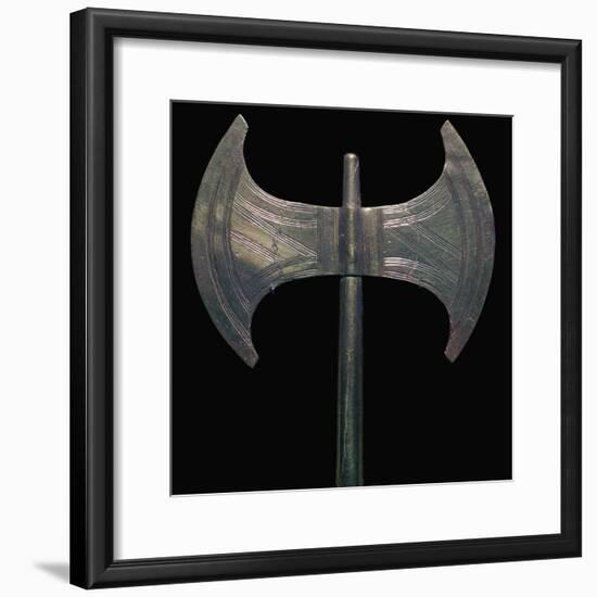 Minoan gold votive double-axe, 16th century BC-Unknown-Framed Giclee Print