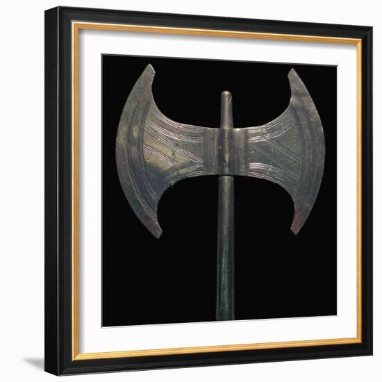 Minoan gold votive double-axe, 16th century BC-Unknown-Framed Giclee Print