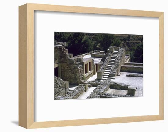 Minoan Royal palace at Knossos on Crete-Unknown-Framed Photographic Print