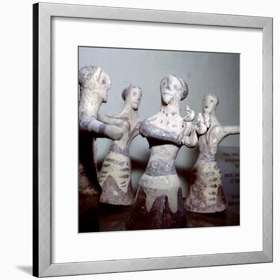 Minoan 'Sacred Dance', Palaikastro, Eastern Crete, Post-Palatial Period, c1400BC- c1100 BC-Unknown-Framed Giclee Print