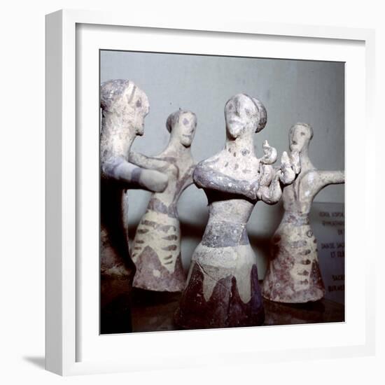 Minoan 'Sacred Dance', Palaikastro, Eastern Crete, Post-Palatial Period, c1400BC- c1100 BC-Unknown-Framed Giclee Print