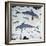 Minoan Wall-Painting of Dolphins-CM Dixon-Framed Giclee Print