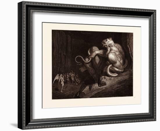 Minos-Gustave Dore-Framed Giclee Print