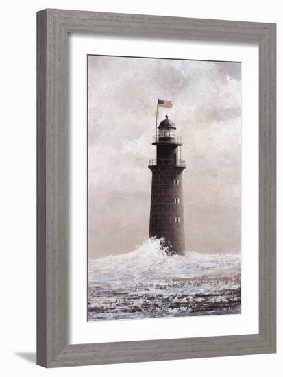 Minot's Light-David Knowlton-Framed Giclee Print