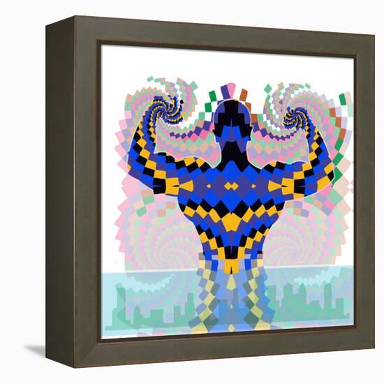 Minotaur 1-Teofilo Olivieri-Framed Premier Image Canvas