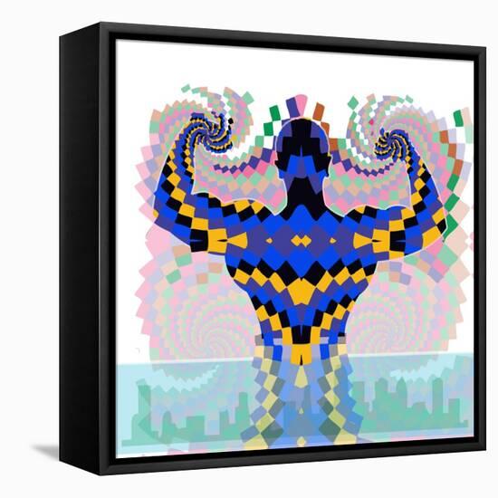 Minotaur 1-Teofilo Olivieri-Framed Premier Image Canvas