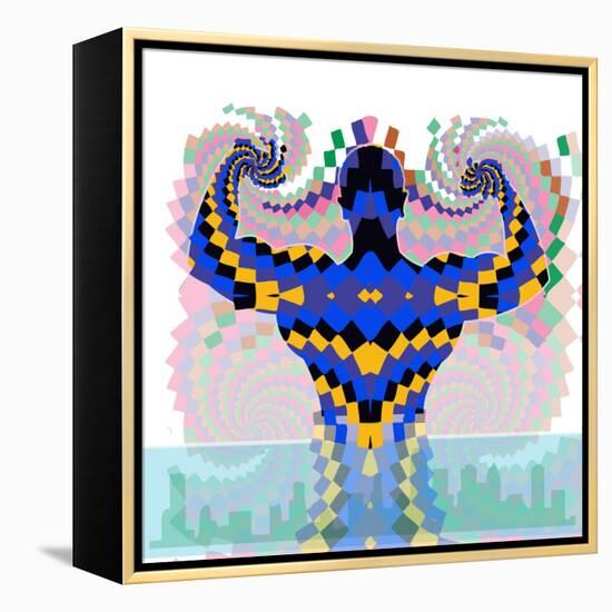 Minotaur 1-Teofilo Olivieri-Framed Premier Image Canvas