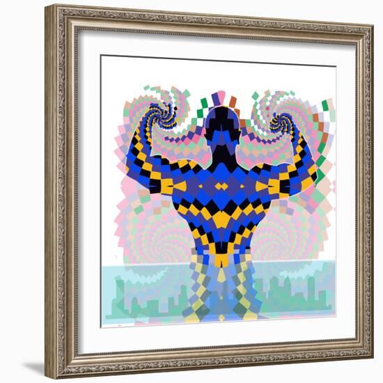 Minotaur 1-Teofilo Olivieri-Framed Giclee Print