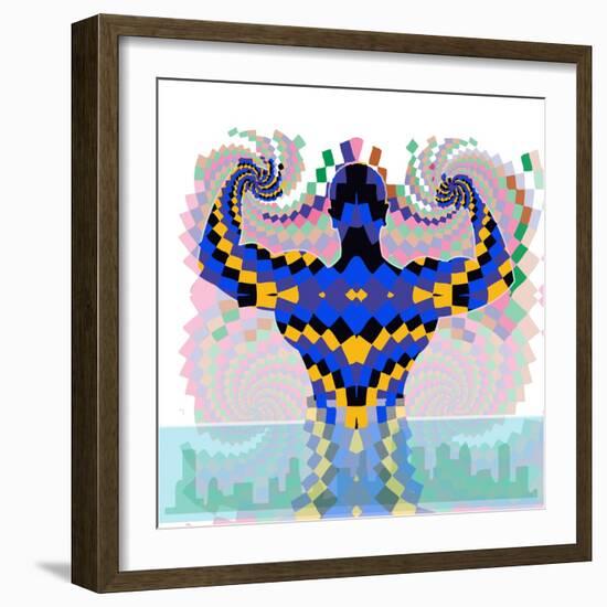 Minotaur 1-Teofilo Olivieri-Framed Giclee Print