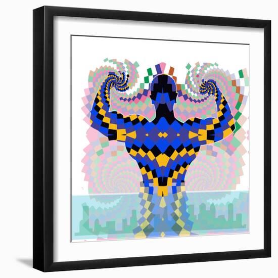 Minotaur 1-Teofilo Olivieri-Framed Giclee Print