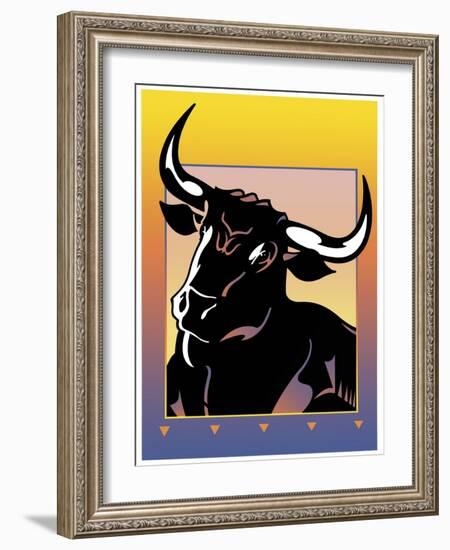 Minotaur-David Chestnutt-Framed Giclee Print