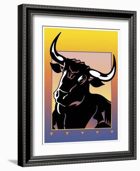 Minotaur-David Chestnutt-Framed Giclee Print