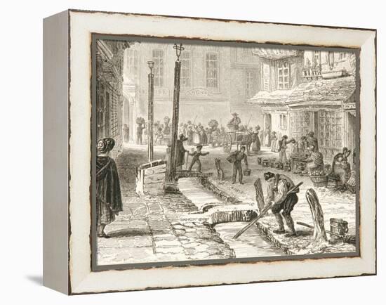 Minster Street in 1829-John Le Keux-Framed Premier Image Canvas