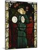 Minstrel Angel with Cymbals, for the East Window of St. John's Church, Dalton Yorkshire-William Morris-Mounted Giclee Print