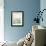 Mint & Aqua Horizon II-Lila Bramma-Framed Art Print displayed on a wall