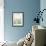 Mint & Aqua Horizon II-Lila Bramma-Framed Art Print displayed on a wall