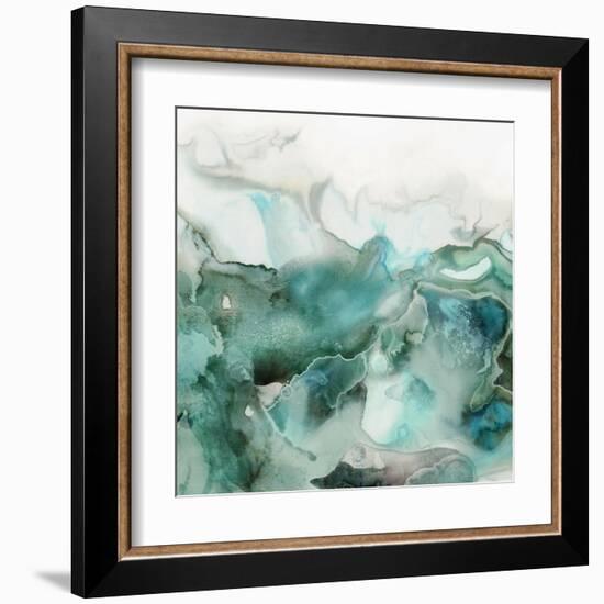 Mint Bubbles I-PI Studio-Framed Art Print