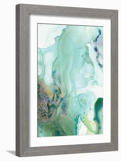 Mint Bubbles III-PI Studio-Framed Art Print