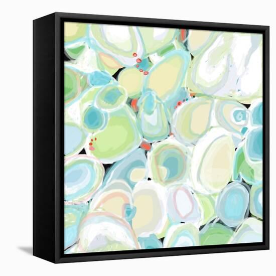 Mint Cocktail-Jan Weiss-Framed Stretched Canvas