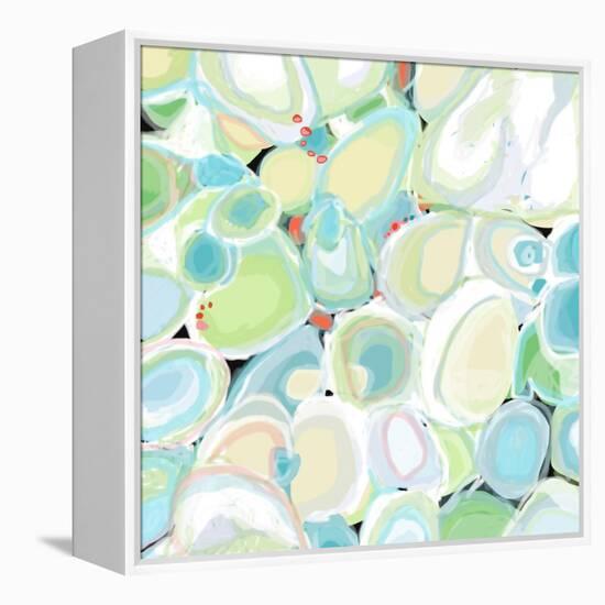 Mint Cocktail-Jan Weiss-Framed Stretched Canvas