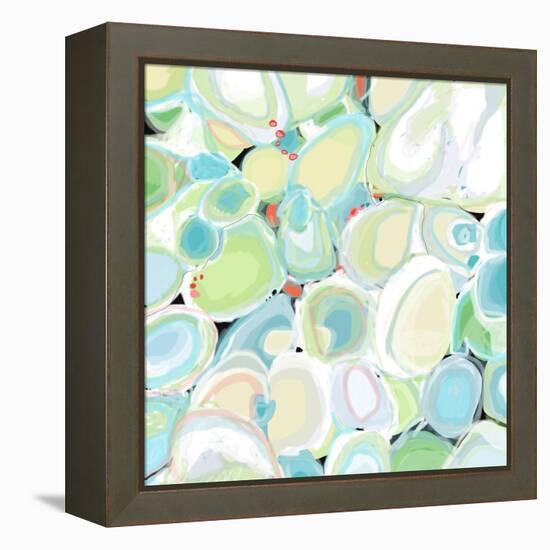 Mint Cocktail-Jan Weiss-Framed Stretched Canvas
