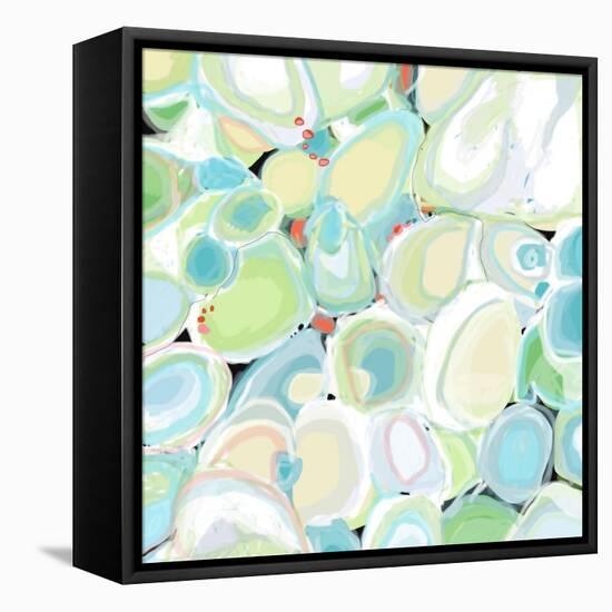 Mint Cocktail-Jan Weiss-Framed Stretched Canvas