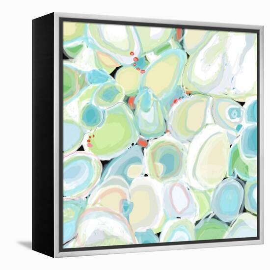 Mint Cocktail-Jan Weiss-Framed Stretched Canvas