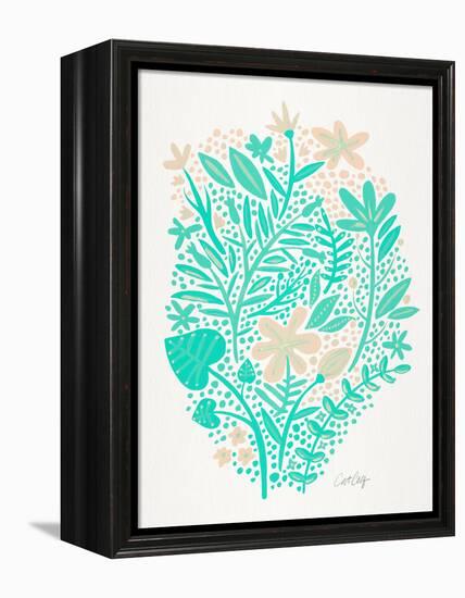 Mint Garden-Cat Coquillette-Framed Premier Image Canvas