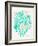 Mint Garden-Cat Coquillette-Framed Giclee Print