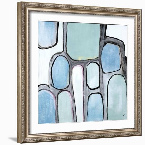 Mint Honey Comb-Brent Abe-Framed Giclee Print